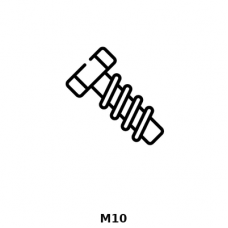 ВИНТ M10-1.5X20   LSHEARTECIIPP6  90
