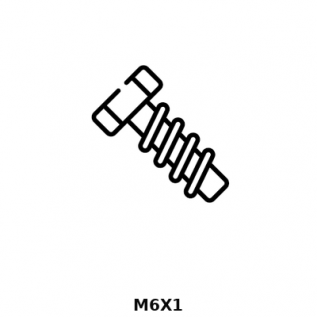 ВИНТ M6x1.0Px10   LSHEARTECIIPP6  44