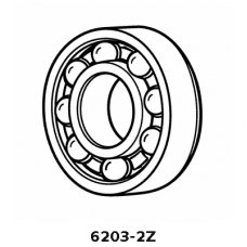 Подшипник 6203-2z DP25016B 73 Подшипник 6203-2z DP25016B 73