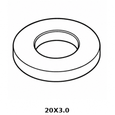 ШАЙБА 10-20X3.0   LSHEARTECIIPP8  139