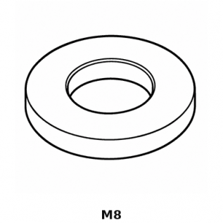 Шайба плоская M8   MBS300  21
