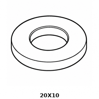 Шайба увеличенная 20x10.2x0.8   BAS312  94