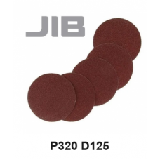 Диски самосцепляющиеся Premium P320 D125 для шлифовальных станков JIB MM493B. 5 штук